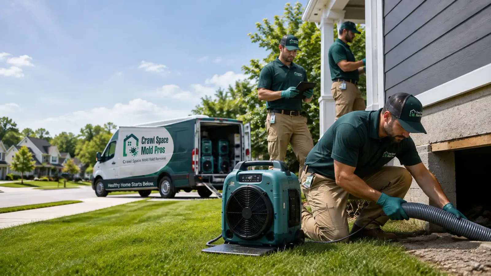 Crawl Space Mold Removal in Atkinson, NH